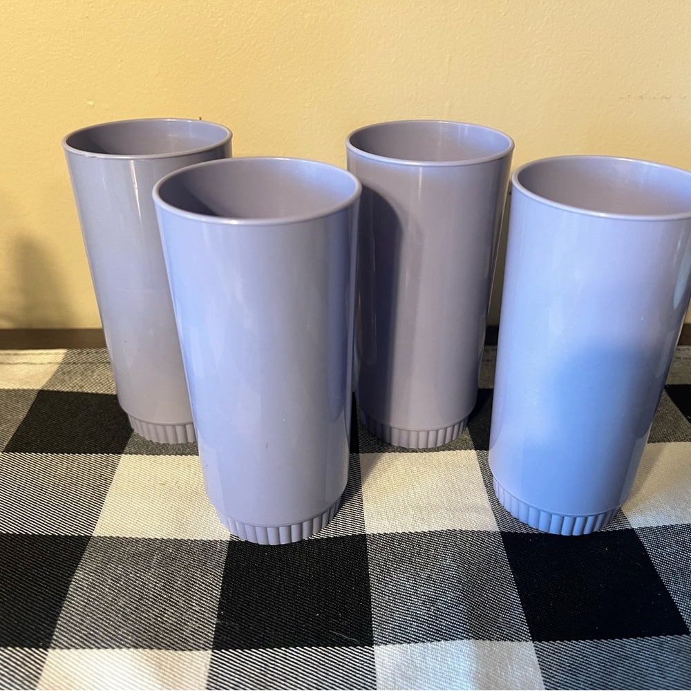Royalon Vintage Lavender Tumblers Set of 4 Cups